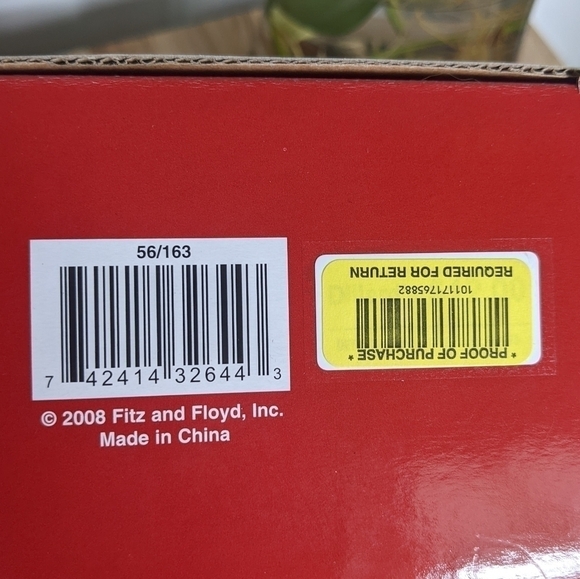 𝅺fitz and Floyd Peppermint Tumbling  Santas Set of Three - Picture 5 of 11